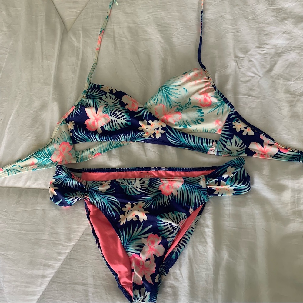 Tropical print Victoria Secret bikini